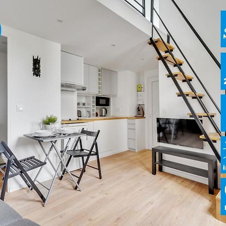 Appartement Studio mezzanine 3-4 pers tout équipé WIFI à Montreuil  Extérieur photo
