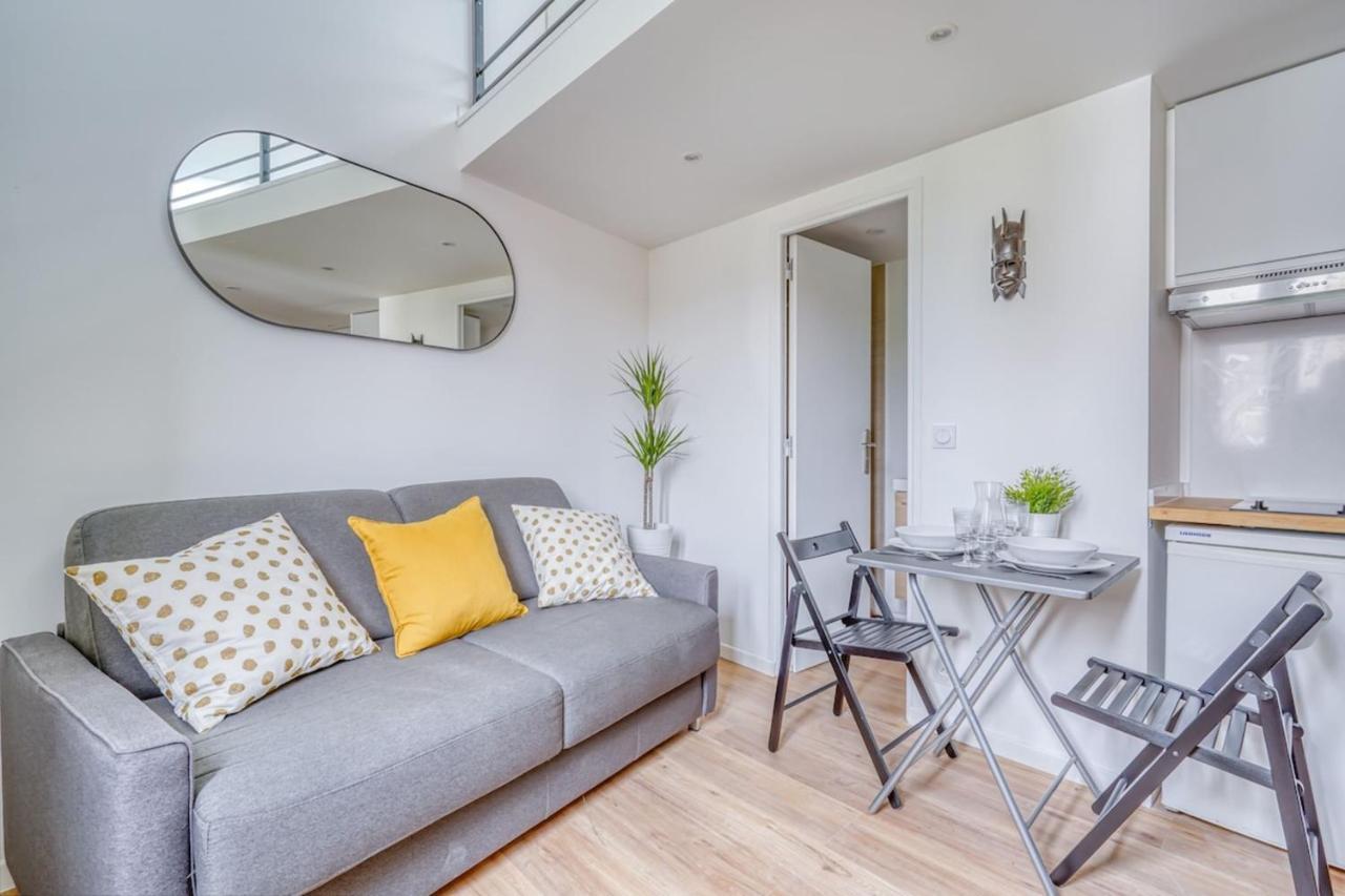Appartement Studio mezzanine 3-4 pers tout équipé WIFI à Montreuil  Extérieur photo