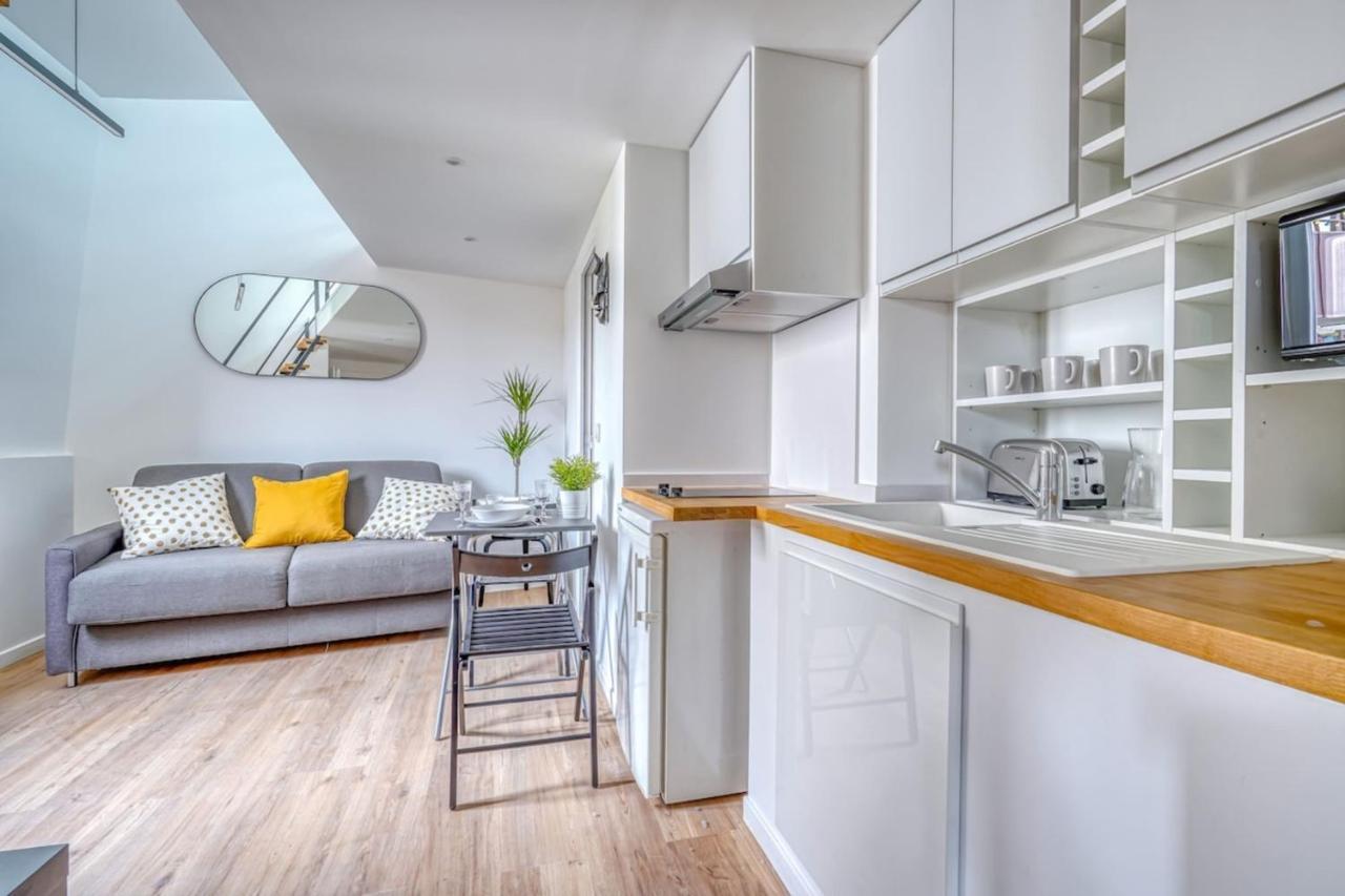 Appartement Studio mezzanine 3-4 pers tout équipé WIFI à Montreuil  Extérieur photo